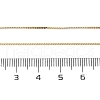 Ion Plating(IP) 304 Stainless Steel Serpentine Chain Necklace for Men Women NJEW-G076-01B-G-3
