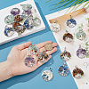 24Pcs 6 Styles Tibetan Styles Alloy Pendants PALLOY-HY00036-3