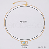 Elegant 925 Sterling Silver & Imitation Pearl Double Circle Pendant Necklaces for Women GR8670-7