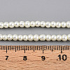 Baking Painted Pearlized Glass Pearl Bead Strands HY-T002-02A-02-4