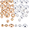 DICOSMETIC 36Pcs 3 Style Ion Plating(IP) 202 Stainless Steel Beads STAS-DC0004-12-1