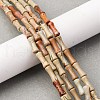 Natural Aqua Terra Jasper Beads Strands G-L624-G03-12x5mm-1