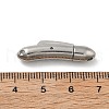 304 Stainless Steel Bayaonet Clasps STAS-V008-26P-3