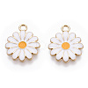 Alloy Enamel Pendants ENAM-S119-090C-RS-2