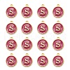 Golden Plated Alloy Enamel Charms X-ENAM-S118-08S-2
