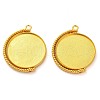 Zinc Alloy Pendant Cabochon Settings FIND-NH0001-13C-G-1