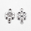 Tibetan Style Alloy Flower Links Connectors LF5093Y-2