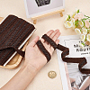 Imitation Leather Braided Lace Ribbon WL-WH0003-04-3