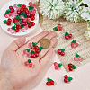 SUPERFINDINGS 56Pcs 4 Colors Transparent Resin Pendants RESI-FH0001-64-3