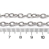 201 Stainless Steel Cable Chain Necklaces NJEW-Q013-12C-P-3