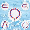 SUNNYCLUE DIY Independence Day Bracelet Making Kit DIY-SC0021-69-6
