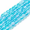 Synthetic Moonstone Beads Strands G-E573-01B-12-2