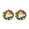 Christmas Theme Rack Plating Alloy Pendants FIND-M020-04G-04-1