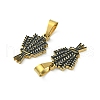 Ion Plating(IP) 304 Stainless Steel Manual Polishing Pendants STAS-C075-25G-2