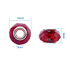 Glass European Beads GPDL-TA0001-01-6