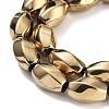 Synthetic Non-magnetic Hematite Beads Strands G-P545-G02-01C-3