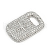 Brass Micro Pave Cubic Zirconia Pendants KK-M322-30P-2