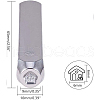 Iron Metal Stamps AJEW-BC0005-39G-2