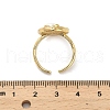 Mother's Day Jewellery Brass Enamel Cuff Rings RJEW-K291-03G-02-5