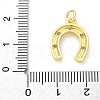 Brass Micro Pave Cubic Zirconia Pendants KK-S511-13G-3