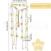 CRASPIRE 2Pcs Cloth Sunflower Hippie Headband Floral Crown OHAR-CP0001-16-2