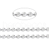 Tarnish Resistant 3.28 Feet Handmade 304 Stainless Steel Link Chains X-CHS-M004-11P-2