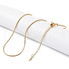 Ion Plating(IP) 201 Stainless Steel Chain Necklaces NJEW-P309-26A-G-2