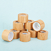 ARRICRAFT 12Pcs Bamboo Cover for DIY Eye Dropper of Essential Oil Bottle FIND-AR0001-79-4