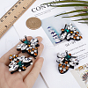 Gorgecraft Bee Rhinestone Appliques DIY-GF0008-66-3