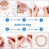 Electroplated Natural Lava Rock Beads Strands G-NB0001-94B-4