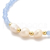 Mother's Day Jewellery Pearl Beaded Bracelets BJEW-E098-03G-2