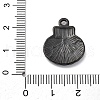 Ion Plating(IP) 304 Stainless Steel Pendants STAS-E182-15B-3
