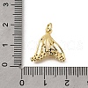 Brass Micro Pave Cubic Zirconia Pendants KK-U072-25G-3