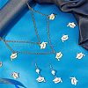 Unicraftale 12Pcs 3 Colors 304 Stainless Steel Pendants STAS-UN0040-12-2