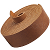 2M Flat AB Grade Cowhide Leather Cord AJEW-WH0479-73F-02-1