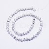 Synthetic Howlite Beads Strands G-E110-4mm-5-2