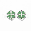 316 Surgical Stainless Steel Enamel Charms STAS-N097-080P-NR-1