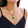 Eco-Friendly Korean Waxed Polyester Braided Adjustable Necklace Makings NJEW-TAC0015-03-12