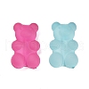 Frosted Transparent Acrylic Beads SACR-F015-02-2