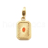 304 Stainless Steel Enamel Pendant Decoration STAS-L283-51G-2