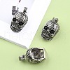 Retro Men's Halloween Jewelry 304 Stainless Steel Big Skull Pendants X-STAS-O044-40-6