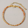 Bohemian Style Natural Red Aventurine Round Beaded Bracelets for Women CA1141-8-1