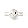 Brass Bayonet Clasps KK-P306-09P-1