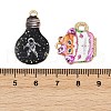 SUNNYCLUE 20Pcs 10 Style Alloy Enamel Pendants ENAM-SC0003-45-4