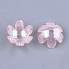 Transparent Acrylic Bead Caps TACR-T007-07B-2