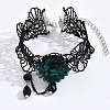 Rose Flower Lace Anklets for Women FS-WGE6489-01-5