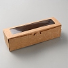 Paper with PVC Cake Pop Holder Box CON-WH0112-002B-2