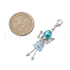 Fairy Glass Pearl Beads Pendant Decorations HJEW-JM02009-3