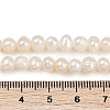 Natural Cultured Pearl Beads Strands PEAR-I007-07V-01-5