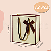 Rectangle Paper Gift Storage Bags with Handle CARB-WH0017-13B-2